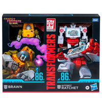 Transformers - Studio Series 86-27 Brawn & 86-28 Autobot Ratchet Deluxe Action Figure 2-Pack (F9878) LOW STOCK