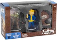 Syndicate Collectibles - Fallout - Set F - T-51 Power Armor and Vault Boy (Classic) Figures (63155) LOW STOCK