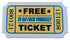 Free Ticket to Go F*ck Yourself - Novelty Admission Ticket, Fridge Magnet & Fun Prop - 5 x 3 inches
