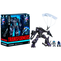 Transformers: Studio - Dark of the Moon - Leader Shockwave, NEST Paratrooper, Brains & Wheelie G0483