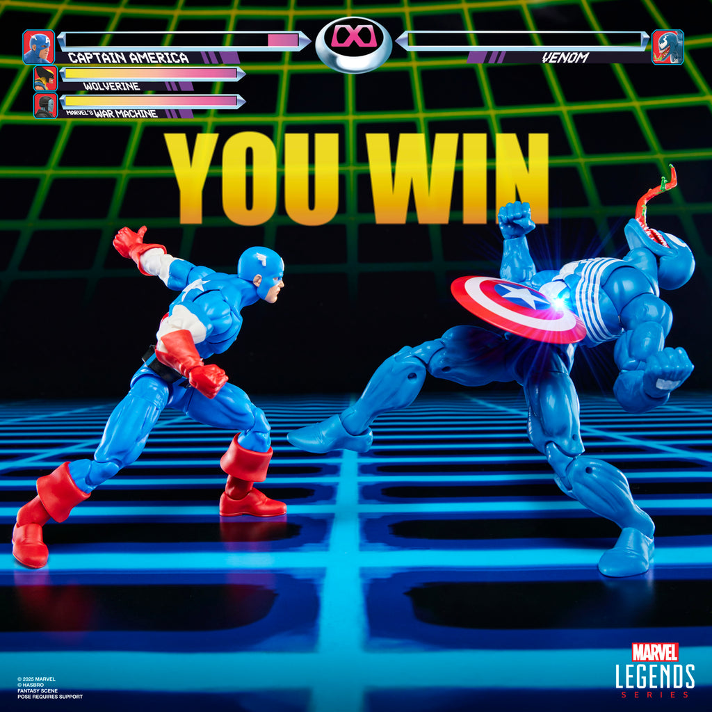[PRE-ORDER] Marvel Legends Series Gamerverse - Captain America vs Venom Action Figures (G0622)