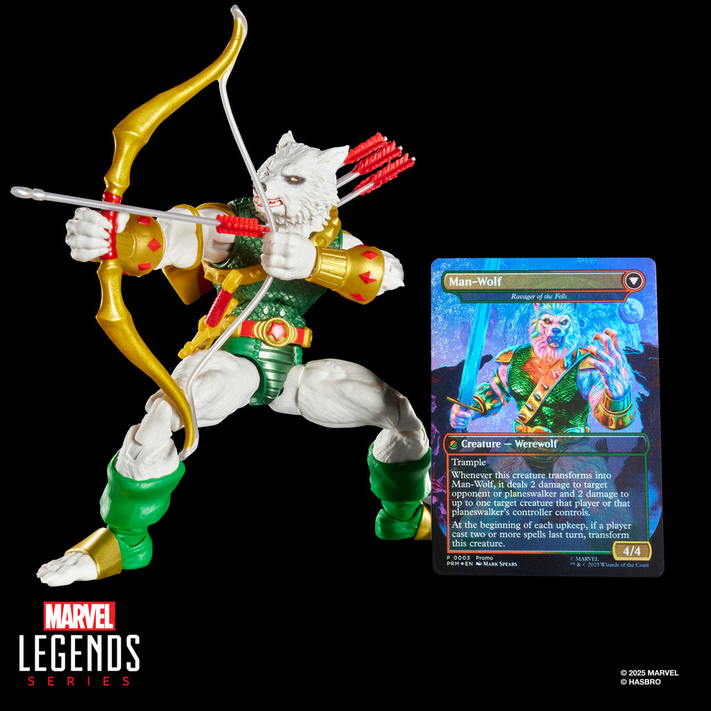 [PRE-ORDER] Marvel Legends Series - Magic: The Gathering - Man-Wolf Action Figure (G0642)