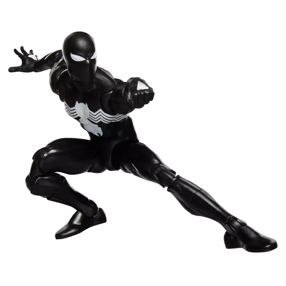 Marvel Legends Series - Secret Wars Spider-Man (Black Suit) Retro Action Figure (G0779)
