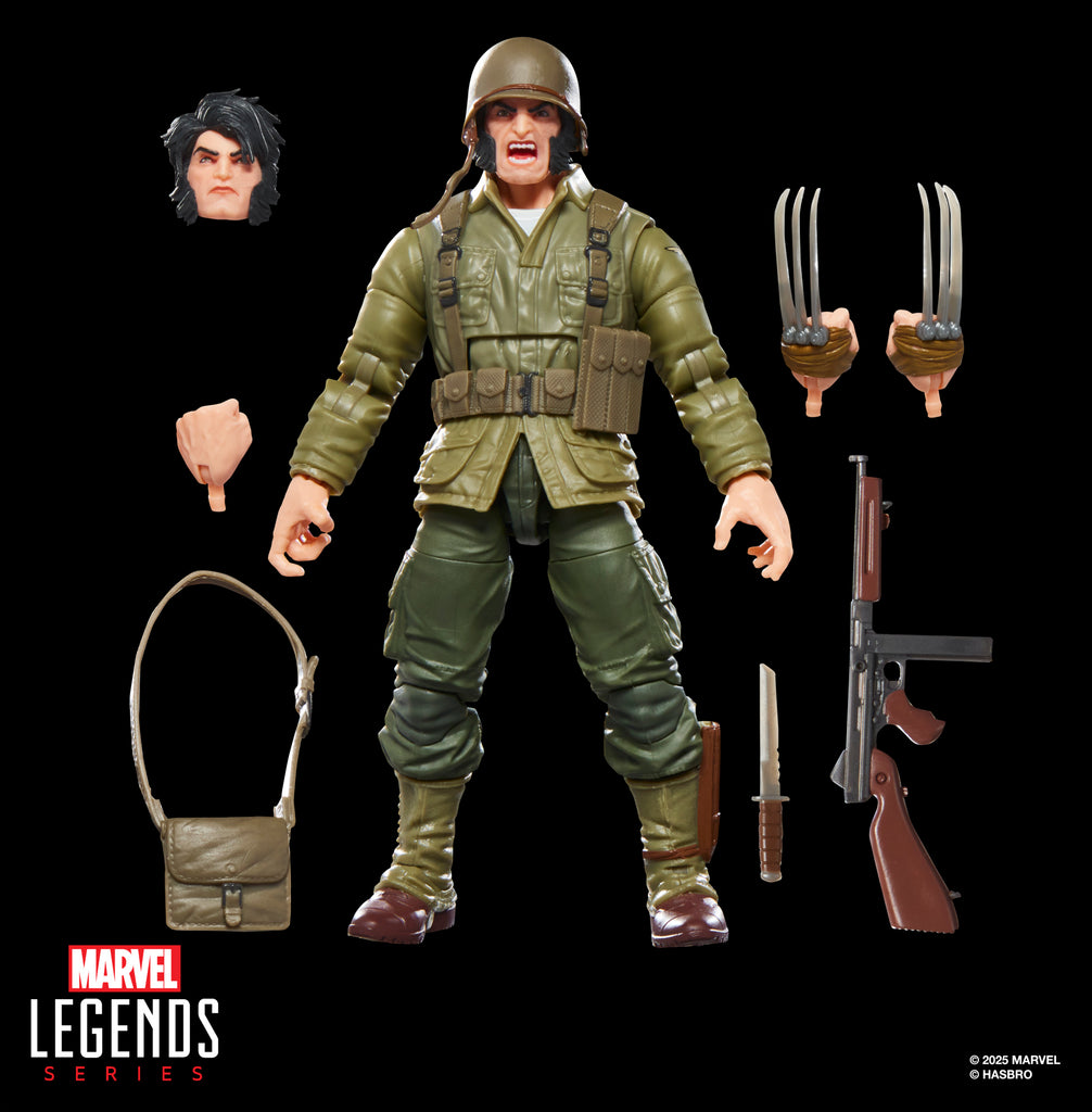 [PRE-ORDER] Marvel Legends Comics Series - Executioner BAF - Wolverine (WWII Logan) Action Figure (G0820)