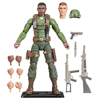 G.I. Joe - Classified Series - Retro Cardback - G.I. Joe Trooper (Green Shirt) Action Figure (G0961) LOW STOCK