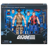 G.I. Joe - Classified Series #173 - Sgt Slaughter & Felix (Mercer) Stratton Action Figures (G1234) LOW STOCK