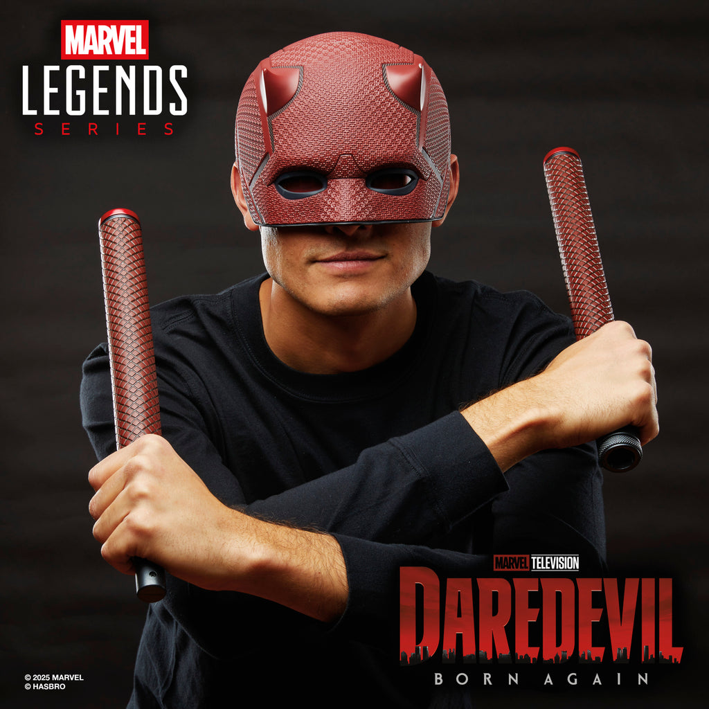 Marvel Legends Series - Daredevil: Born Again Premium Roleplay Mask and Billy Club (G1598) LOW STOCK