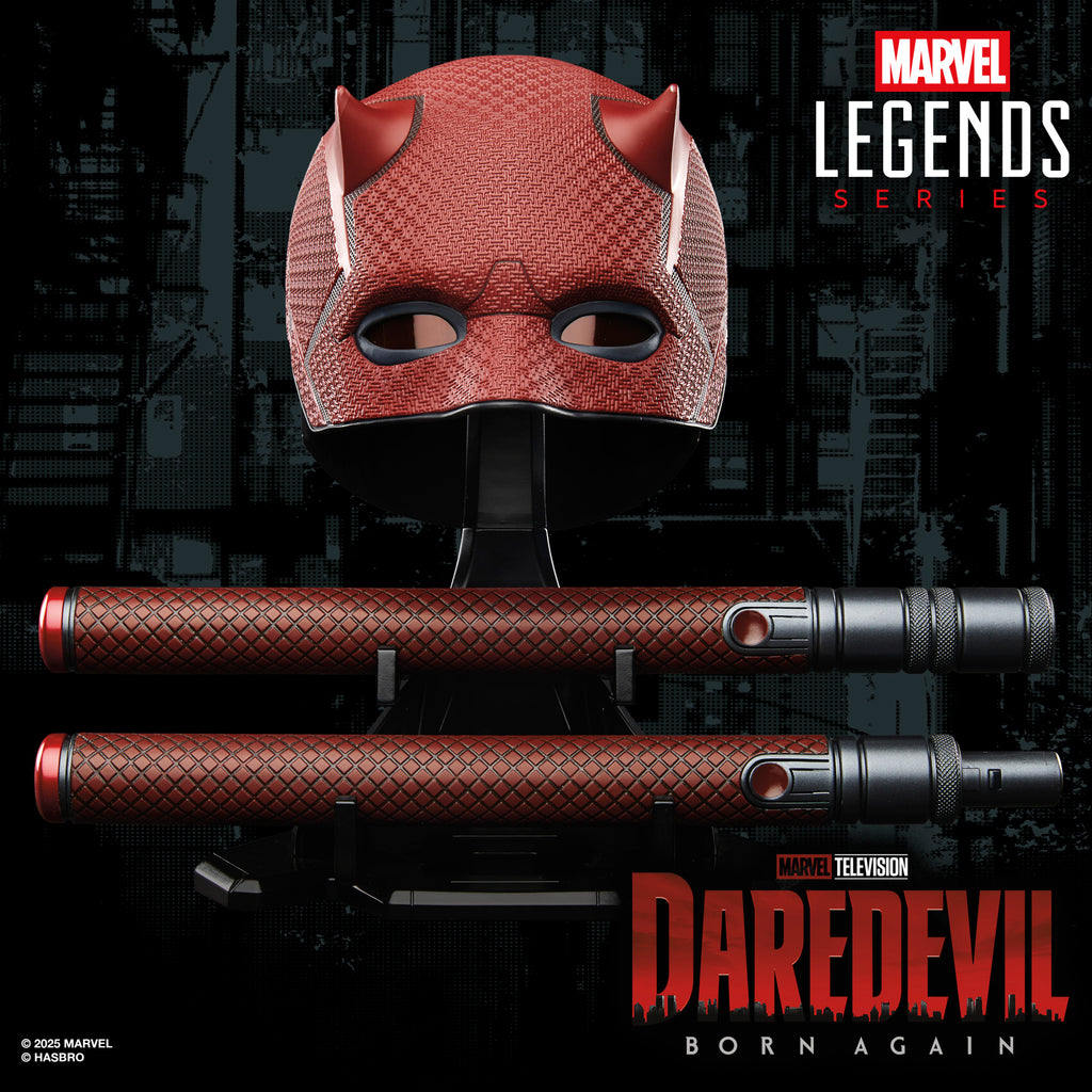 Marvel Legends Series - Daredevil: Born Again Premium Roleplay Mask and Billy Club (G1598) LOW STOCK