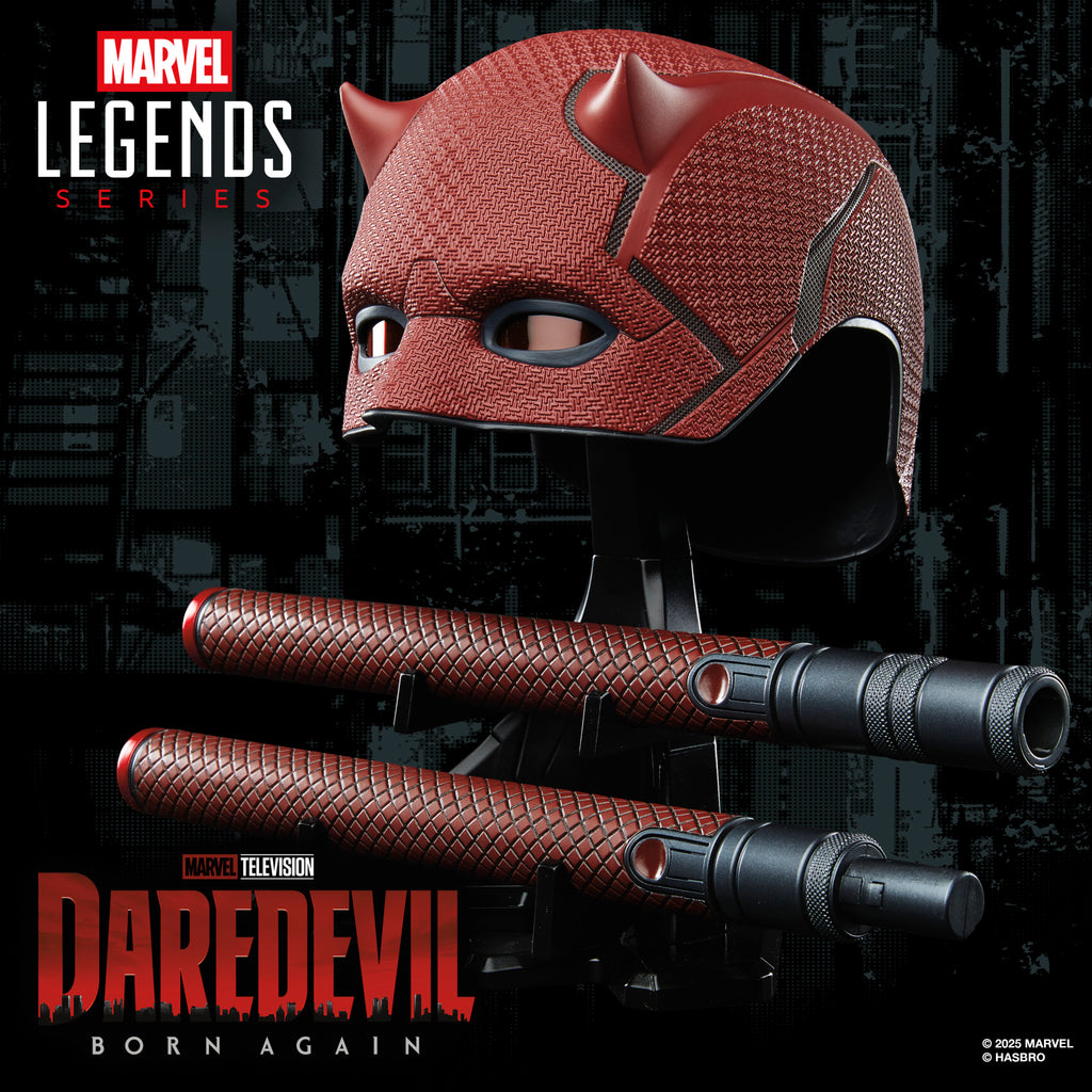 Marvel Legends Series - Daredevil: Born Again Premium Roleplay Mask and Billy Club (G1598) LOW STOCK