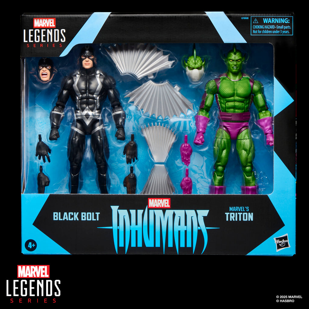 Marvel Legends Series - Inhumans - Black Bolt & Marvel's Triton Action Figure 2-Pack (G1868) LOW STOCK