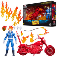 Marvel Legends Series - Ghost Rider - Johnny Blaze Action Figure with Hell Cycle Motorcycle (G2083) LOW STOCK
