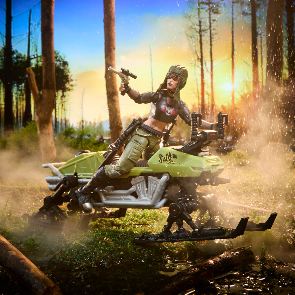 G.I. Joe - Classified Series #194 - Cobra - Zanya & Dreadnok Chameleon (Swamp Skier) Vehicle (G2089) LOW STOCK