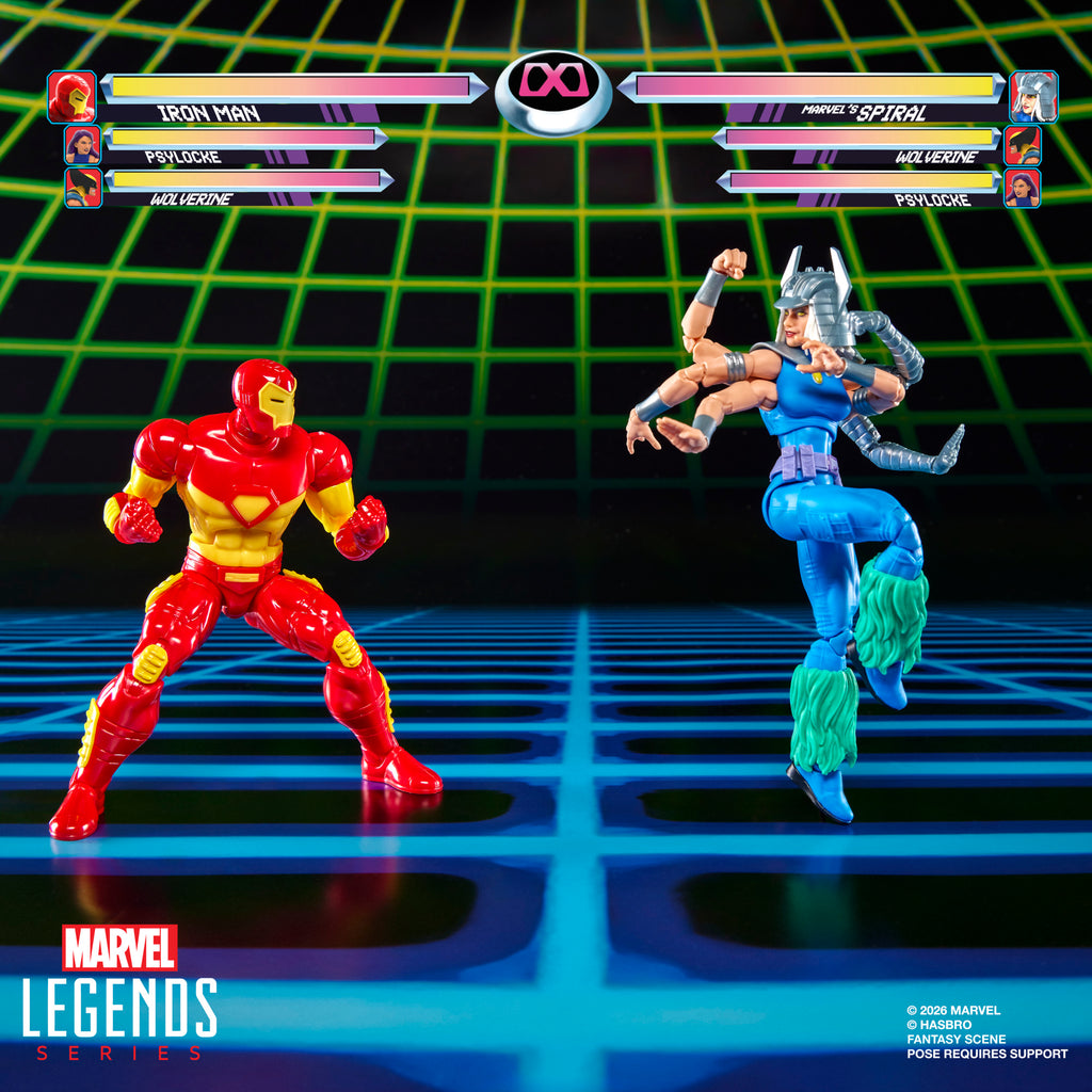 [PRE-ORDER] Marvel Legends Games Series - Iron Man vs Marvel's Spiral (Avenger vs. X-Men Villain) Action Figures G2118