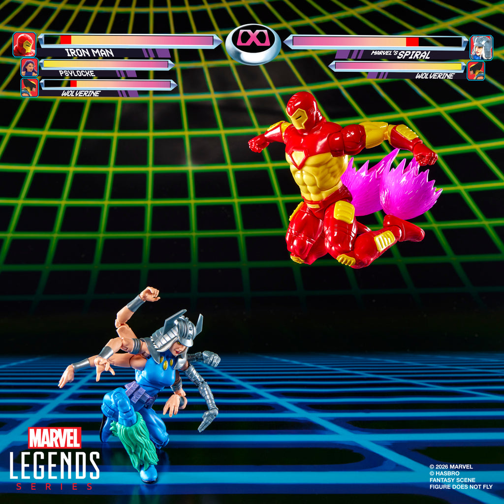 [PRE-ORDER] Marvel Legends Games Series - Iron Man vs Marvel's Spiral (Avenger vs. X-Men Villain) Action Figures G2118