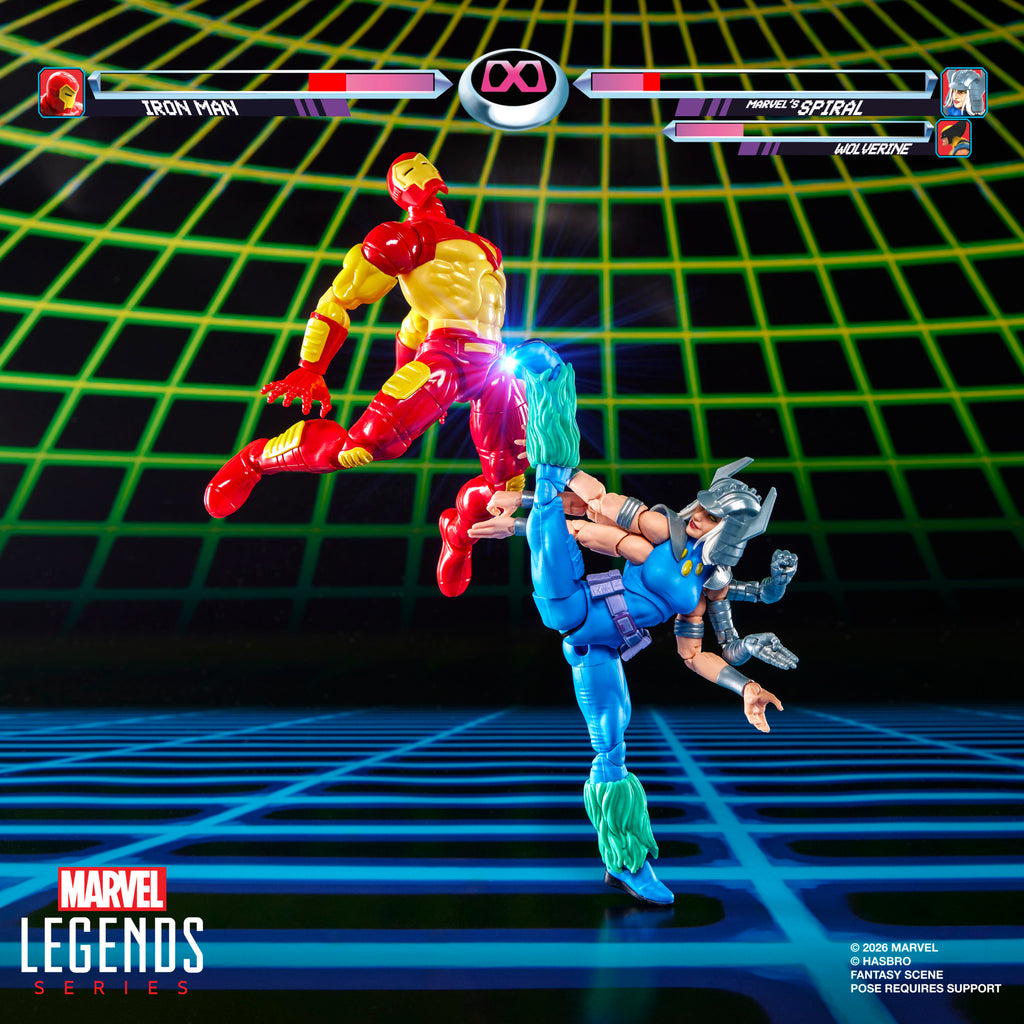 [PRE-ORDER] Marvel Legends Games Series - Iron Man vs Marvel's Spiral (Avenger vs. X-Men Villain) Action Figures G2118