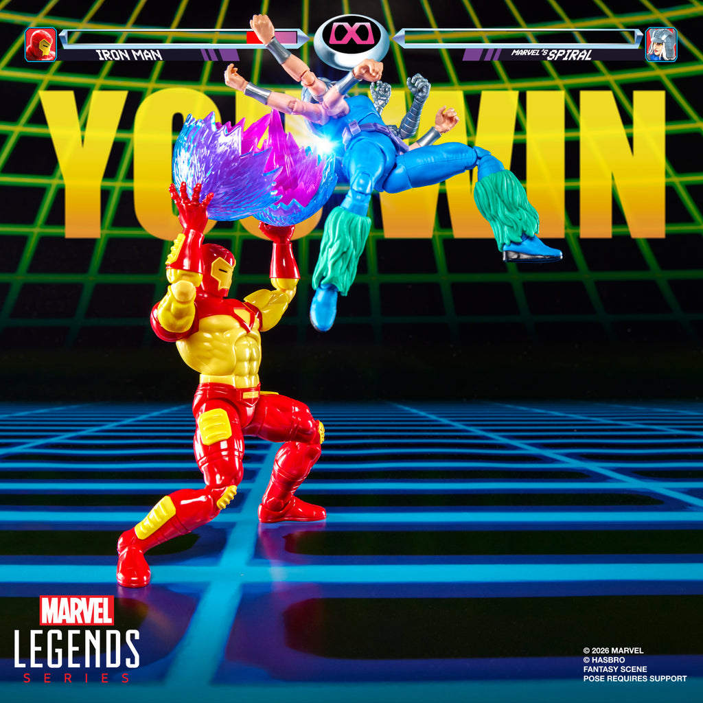 [PRE-ORDER] Marvel Legends Games Series - Iron Man vs Marvel's Spiral (Avenger vs. X-Men Villain) Action Figures G2118