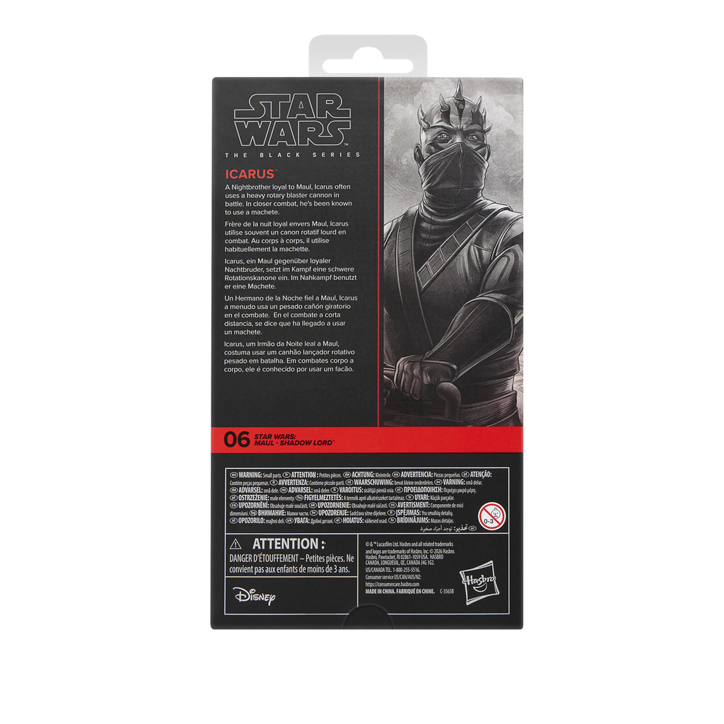 [PRE-ORDER] Star Wars: The Black Series - Maul - Shadow Lord - Icarus Action Figure (G2585)