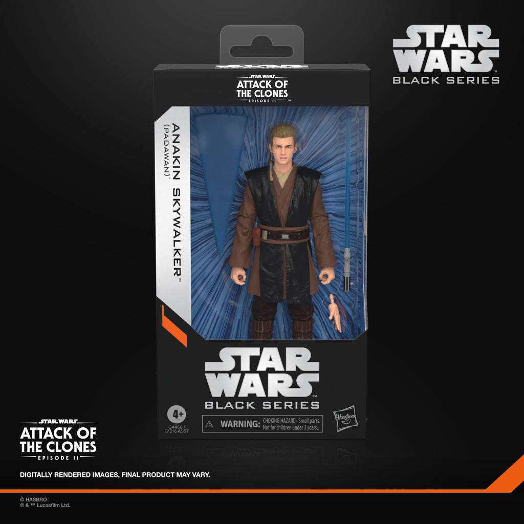[PRE-ORDER] Star Wars: The Black Series - Attack of the Clones - Anakin Skywalker (Padawan) Action Figure (G4466)