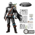 Blokees Star Wars: Mandalorian & Grogu (Champion Class 05) Din Djarin & Grogu Model Kits 75805/53314