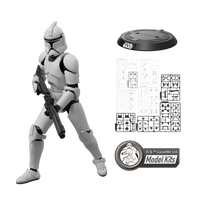 Blokees - Star Wars - Champion Class 07 - Clone Trooper (Attack of the Clones) Model Kit 75807/53483