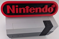 NES Nintendo Entertainment System Console & Logo - Desk Paper Weight/Novelty Pop Art - 13 x 11 x 7 cm LOW STOCK