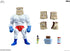 NECA Ultimate Ren & Stimpy Show Powdered Toast Man Action Figure (90107)