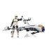 Star Wars: The Vintage Collection - Speeder Bike Vehicle with Scout Trooper & Grogu Set (F6883) LOW STOCK