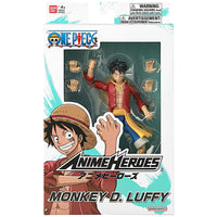 Bandai - Anime Heroes - One Piece - Monkey D. Luffy (Renewal Version) Action Figure (37008)