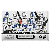 Star Wars: The Vintage Collection  - Ahsoka - Phase II Clone Trooper Exclusive 4pk (F9396) LOW STOCK
