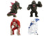 Jada Toys -Godzilla x Kong: The New Empire 2.5in Metalfigs 4-pk (34989)