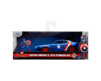 Jada Hollywood Rides (Marvel) Captain America Figure & 1972 Plymouth GTX 1/32 Die-cast Vehicle 33081 LAST ONE!