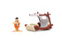 Jada - Hollywood Rides - The Flintstones - Flintmobile w/Fred 1:32 Vehicle (33382)