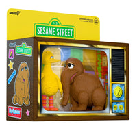 Super7 ReAction Figures - Sesame Street - Big Bird & Mr. Snuffleupagus 2-Pack Action Figures (80902) LOW STOCK