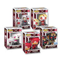 Funko Pop! Hazbin Hotel Wave 1 Set - Alastor, Angel Dust, Charlie Morningstar, Vaggie & Sir Pentious LOW STOCK