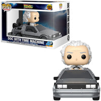 Funko POP Rides Deluxe 133 Back to the Future: 40th Anniversary Doc with DeLorean Time Machine 86449 LOW STOCK