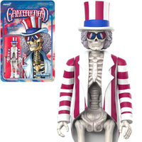 Super7 ReAction Figures - Grateful Dead - Wave 3 - Uncle Sam (Skeleton) Action Figure (82268) LOW STOCK