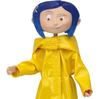 NECA - Coraline - Coraline (Yellow Raincoat) Bendy Doll (49503)