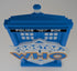 Toynado (Doctor Who) TARDIS-shaped 3D Embossed Display with 60th Anniversary (Blue/White/Gold) Logo