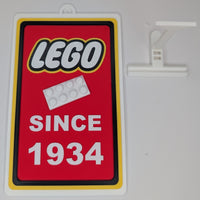 Signs of the Times - LEGO Since 1934 (3D Embossed Letters and Brick) - 9 x 5.3-inch Sign (10516)