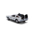 Jada Hollywood Rides Back to the Future 40 Diecast Frosted DeLorean Time Machine 1:32 (Doc Truck Box) LAST ONE!