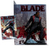 McFarlane - Marvel Collection - Blade #1 - Blade 1:6th Scale RED PLATINUM Posed Figure w/Scene 14848