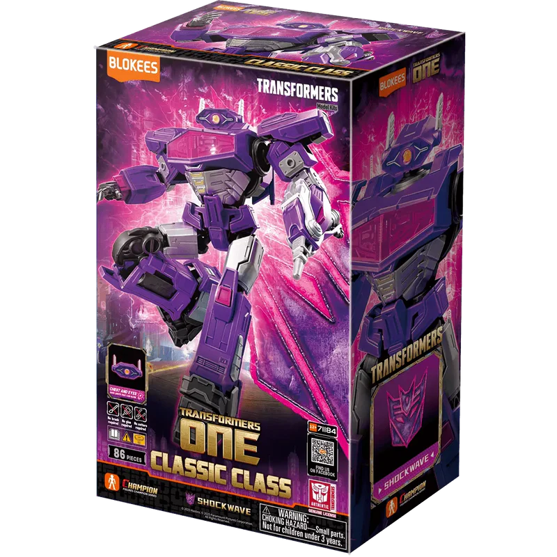 Blokees: Transformers - Classic Class 18 - Shockwave (Transformers One) Buildable Figure 71184/53043 LOW STOCK