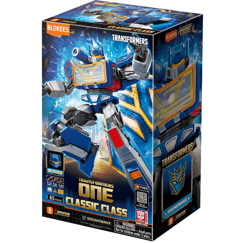Blokees: Transformers - Classic Class 17 - Soundwave (Transformers One) Buildable Figure 71183/53042