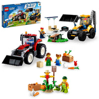 LEGO City - 2in1 Combo Pack - Big Wheel Gift Set: 60385 Construction Digger & 60287 Tractor (66772) LAST ONE!