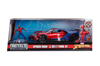 Jada Hollywood Rides Metals Die Cast - Marvel - Spider-Man 2017 Ford GT 1:32 Vehicle (99725 / 24078) LAST ONE!