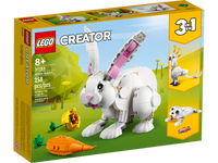LEGO Creator 3-in-1 White Rabbit Building Toy (31133) LOW STOCK