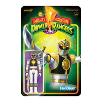 Super7 ReAction Figures - Mighty Morphin Power Rangers: Wave 4 - White Ranger Action Figure (82029) LOW STOCK
