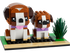 LEGO BrickHeadz: Pets - Puppy and St. Bernard Retired Building Toy (40543)