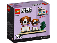 LEGO BrickHeadz: Pets - Puppy and St. Bernard Retired Building Toy (40543)