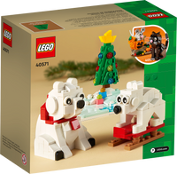 LEGO Exclusives: Holiday Series - Wintertime Polar Bears (& Christmas Tree) Building Toy Set (40571) LOW STOCK